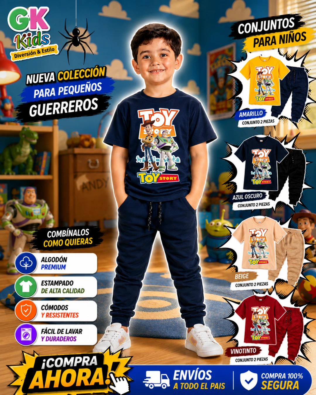 Toy Story conjunto infantil
