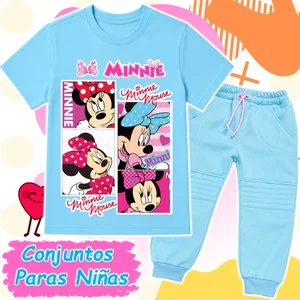 Conjunto Minnie Azul-Cielo